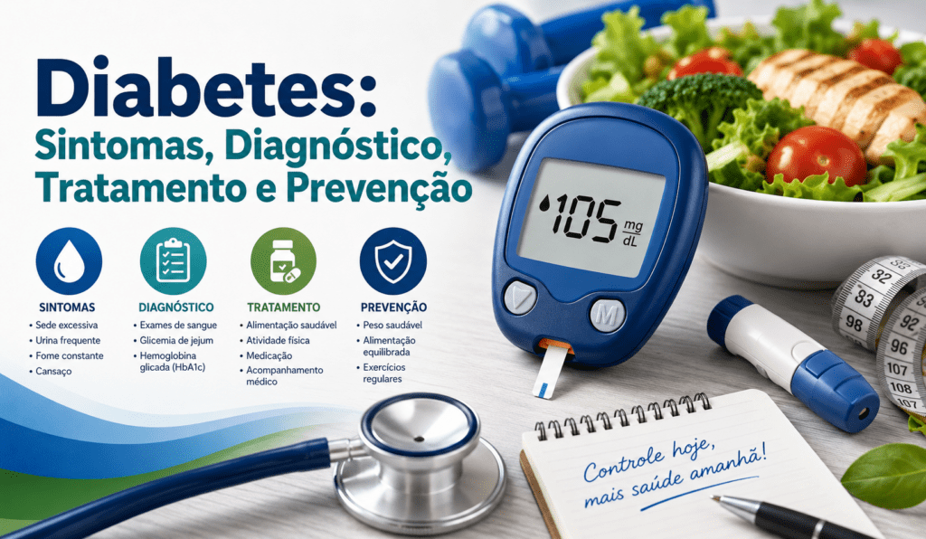 Pessoa medindo a glicose com aparelho de monitoramento de diabetes