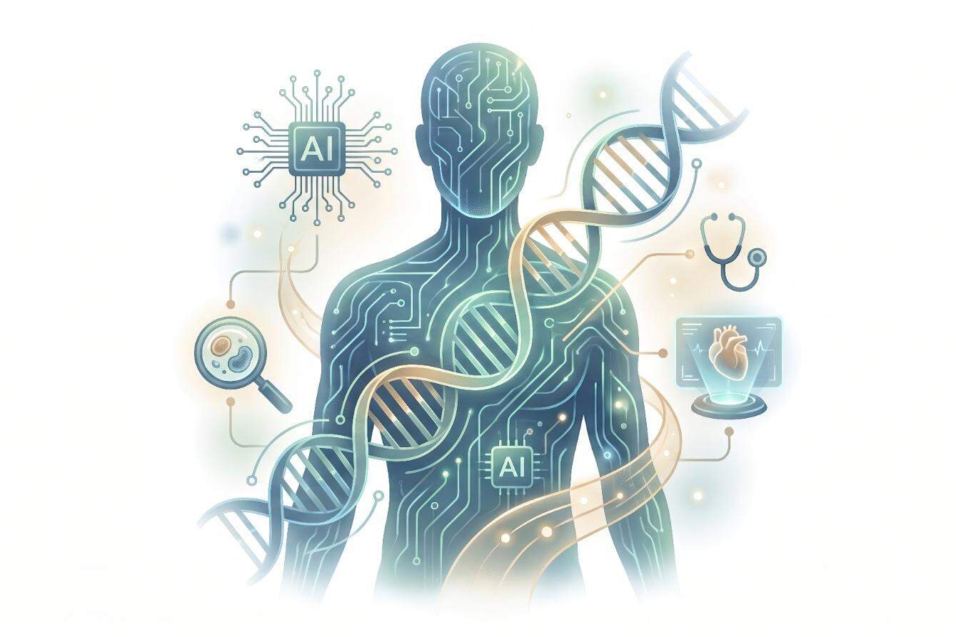 Representação da inteligência artificial na medicina e longevidade